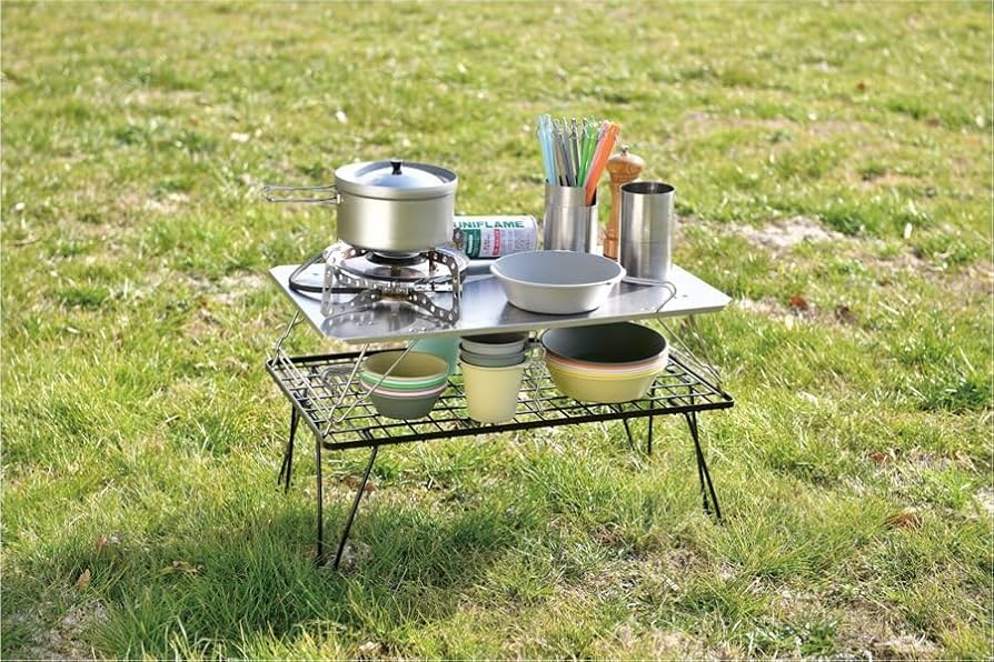 Amazon.co.jp: ユニフレーム(UNIFLAME) フィールドラック ステンレス天